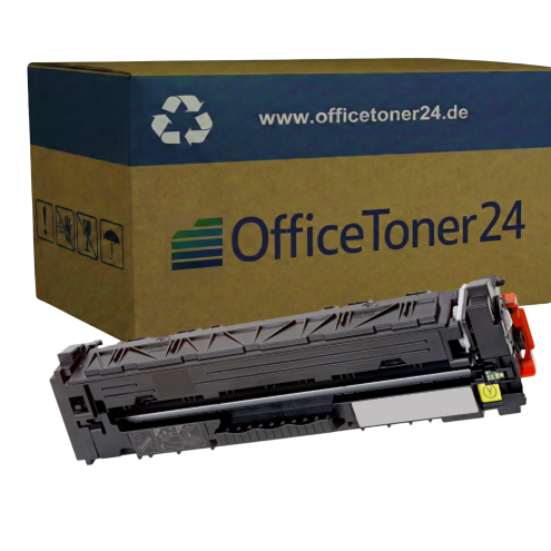 Recycelter HP CF402X (201X) Gelb (Yellow) Toner