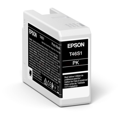ORIGINAL EPSON T46S1 Tintenpatrone schwarz 25,00 ml (C 13 T 46S100)
