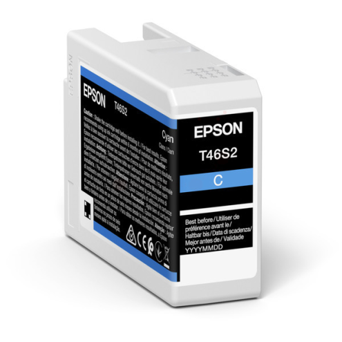 ORIGINAL EPSON T46S2 Tintenpatrone cyan 25,00 ml (C 13 T 46S200)