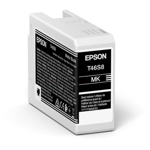 ORIGINAL EPSON T46S8 Tintenpatrone schwarz matt 25,00 ml (C 13 T 46S800)