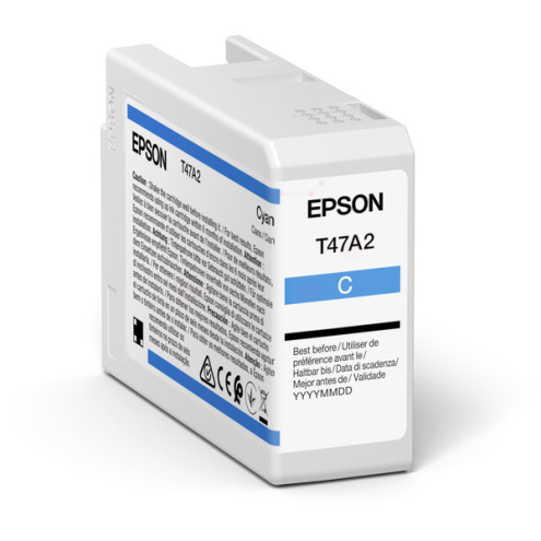 ORIGINAL EPSON T47A2 Tintenpatrone cyan 50,00 ml (C 13 T 47A200)