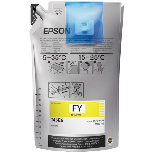 ORIGINAL EPSON T46D4 Tintenpatrone gelb 1.100,00 ml, VE=6 (C 13 T 46D440)