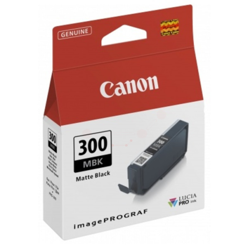 ORIGINAL CANON PFI300MBK Tintenpatrone schwarz matt 14,40 ml (4192 C 001)
