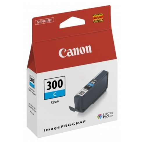 ORIGINAL CANON PFI300C Tintenpatrone cyan 14,40 ml (4194 C 001)