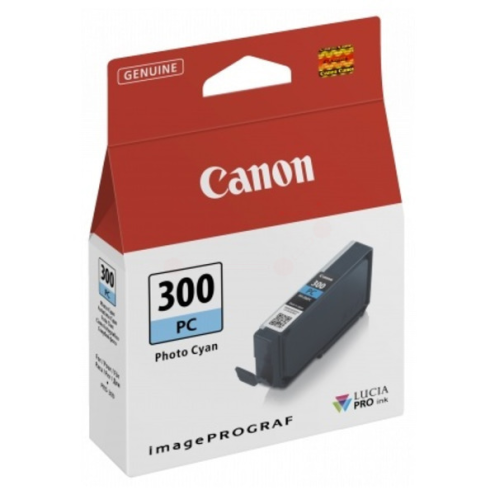 ORIGINAL CANON PFI300PC Tintenpatrone cyan hell 14,40 ml (4197 C 001)