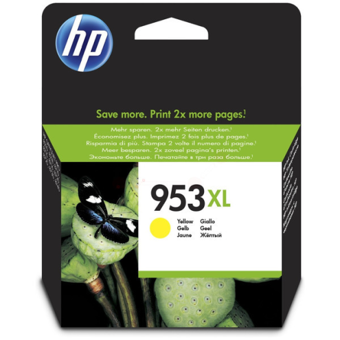 ORIGINAL HP 953XL Tintenpatrone gelb High-Capacity 1.450 Seiten, 18,00 ml (F6U18AE)