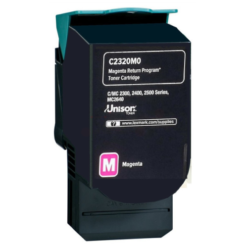 ORIGINAL LEXMARK C2320M0 Toner-Kit magenta return program 1.000 Seiten