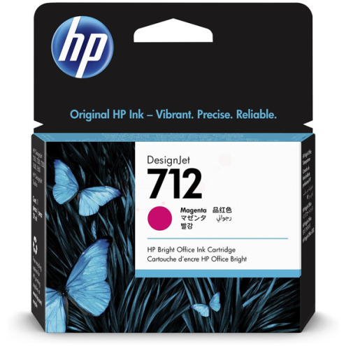 ORIGINAL HP 712 Tintenpatrone magenta 29,00 ml (3ED68A)