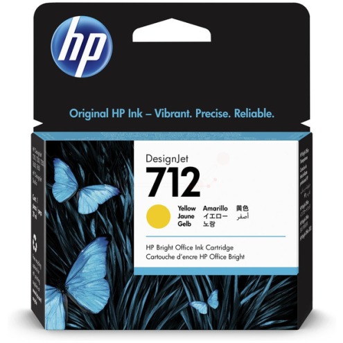 ORIGINAL HP 712 Tintenpatrone gelb 29,00 ml (3ED69A)