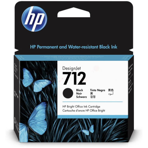 ORIGINAL HP 712 Tintenpatrone schwarz 80,00 ml (3ED71A)