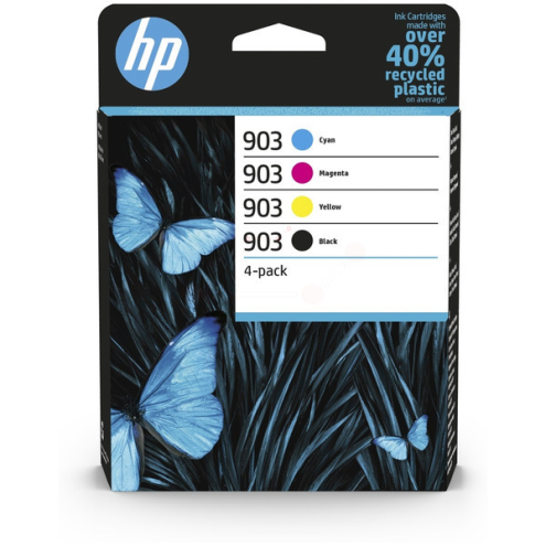 ORIGINAL HP 903 Tintenpatrone MultiPack Bk,C,M,Y 12.4ml + 3x4.5ml (6ZC73AE)
