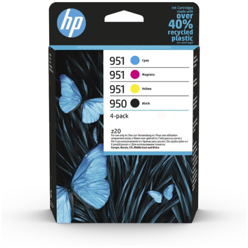 ORIGINAL HP 950951 Tintenpatrone MultiPack Bk,C,M,Y 24ml + 3x8ml (6ZC65AE)