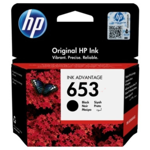 ORIGINAL HP 653 Druckkopfpatrone schwarz 360 Seiten, 6,00 ml (3YM75AE)