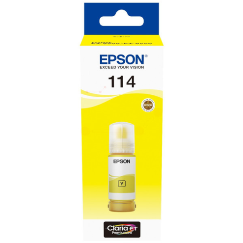 ORIGINAL EPSON 114 Tintenflasche gelb 6.700 Seiten, 70,00 ml (C 13 T 07B440)