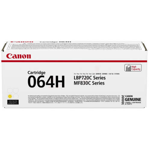 ORIGINAL CANON 064H Tonerkartusche gelb 10.400 Seiten (4932 C 001)