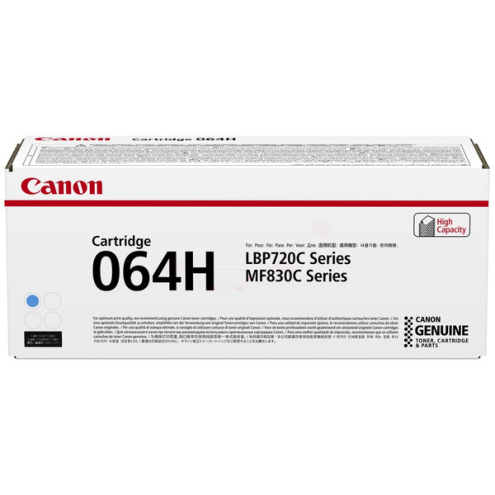 ORIGINAL CANON 064H Tonerkartusche cyan 10.400 Seiten (4936 C 001)
