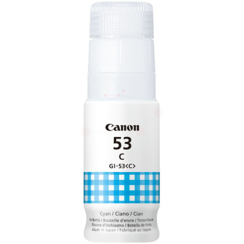 ORIGINAL CANON GI53C Tintenflasche cyan 3.000 Seiten, 60,00 ml (4673 C 001)