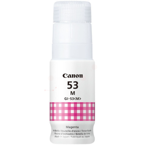 ORIGINAL CANON GI53M Tintenflasche magenta 3.000 Seiten, 60,00 ml (4681 C 001)