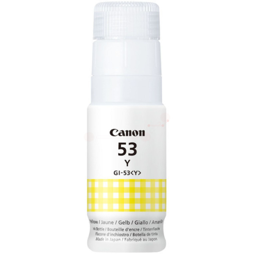 ORIGINAL CANON GI53Y Tintenflasche gelb 3.000 Seiten, 60,00 ml (4690 C 001)