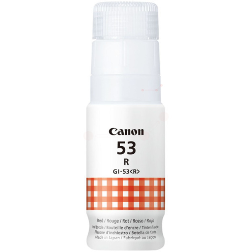 ORIGINAL CANON GI53R Tintenflasche rot 3.000 Seiten, 60,00 ml (4717 C 001)