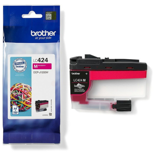 ORIGINAL BROTHER LC424M Tintenpatrone magenta 750 Seiten