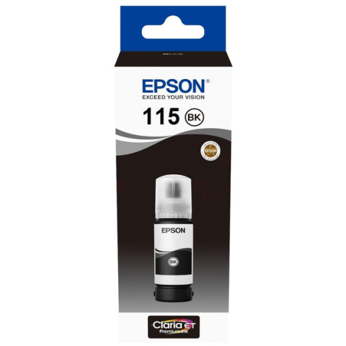 ORIGINAL EPSON 115 Tintenpatrone schwarz 6.200 Seiten, 70,00 ml (C 13 T 07C14A)
