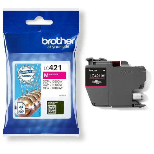 ORIGINAL BROTHER LC421M Tintenpatrone magenta 200 Seiten