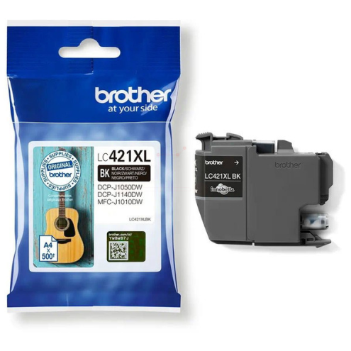 ORIGINAL BROTHER LC421XLBK Tintenpatrone schwarz 500 Seiten