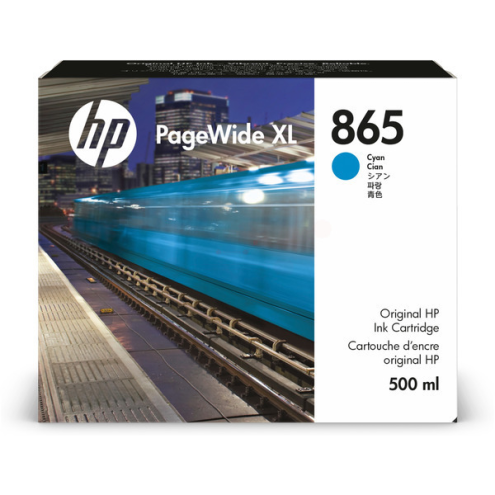 ORIGINAL HP 865 Tintenpatrone cyan 500,00 ml (3ED85A)