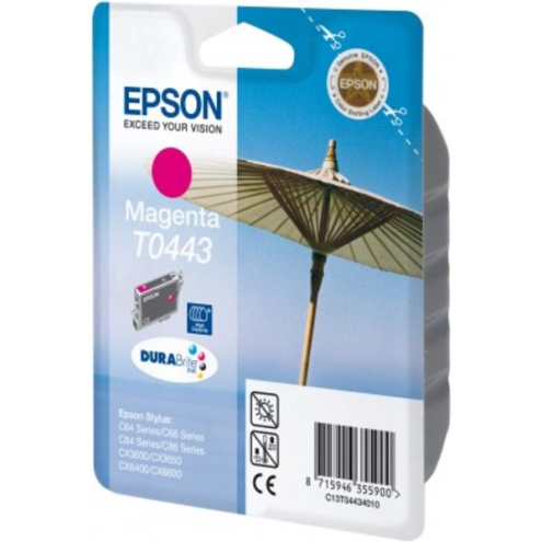 ORIGINAL EPSON T0443 Tintenpatrone magenta 420 Seiten, 13,00 ml (C 13 T 04434010)
