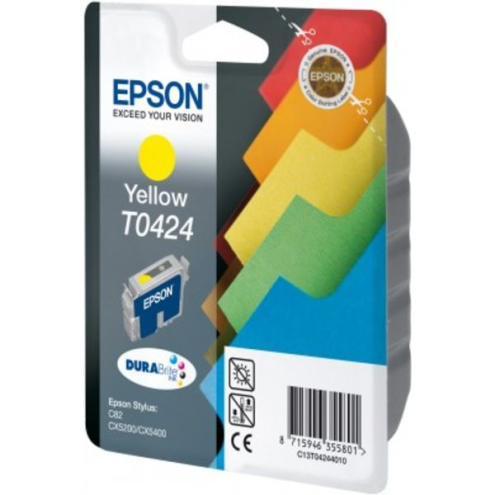 ORIGINAL EPSON T0424 Tintenpatrone gelb 420 Seiten, 16,00 ml (C 13 T 04244010)