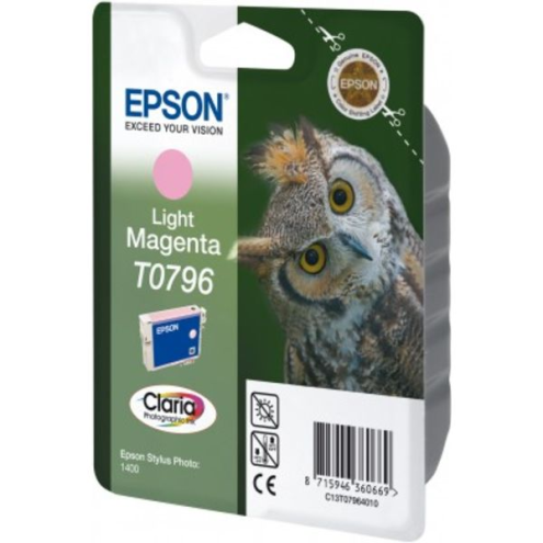 ORIGINAL EPSON T0796 Tintenpatrone magenta hell 975 Seiten, 11,00 ml (C 13 T 07964010)
