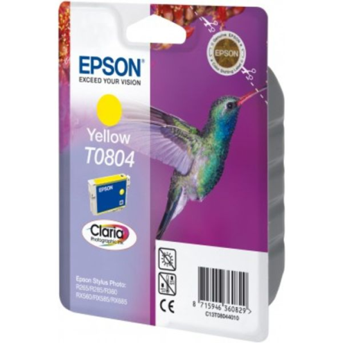 ORIGINAL EPSON T0804 Tintenpatrone gelb 620 Seiten, 7,40 ml (C 13 T 08044011)