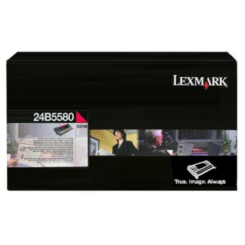 ORIGINAL LEXMARK 24B5580 Tonerkartusche magenta 10.000 Seiten