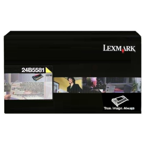ORIGINAL LEXMARK 24B5581 Tonerkartusche gelb 10.000 Seiten