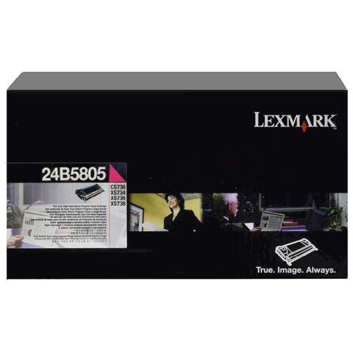 ORIGINAL LEXMARK 24B5805 Tonerkartusche magenta return program 10.000 Seiten