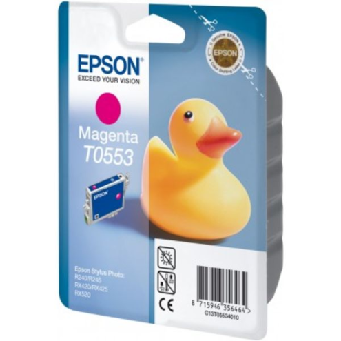 ORIGINAL EPSON T0553 Tintenpatrone magenta 290 Seiten, 8,00 ml (C 13 T 05534010)