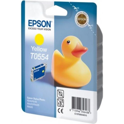 ORIGINAL EPSON T0554 Tintenpatrone gelb 290 Seiten, 8,00 ml (C 13 T 05544010)