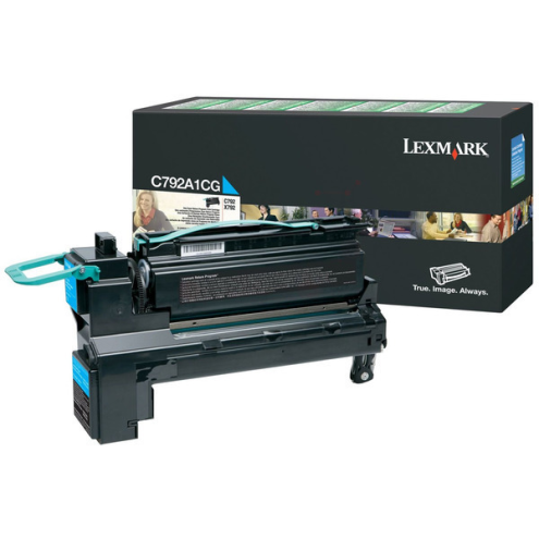 ORIGINAL LEXMARK C792A1CG Tonerkartusche cyan return program 6.000 Seiten