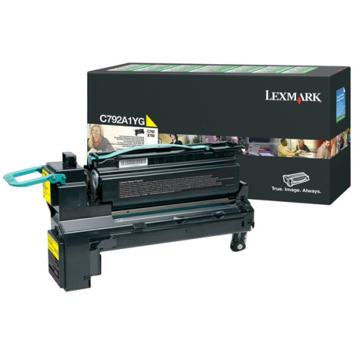ORIGINAL LEXMARK C792A1YG Tonerkartusche gelb return program 6.000 Seiten