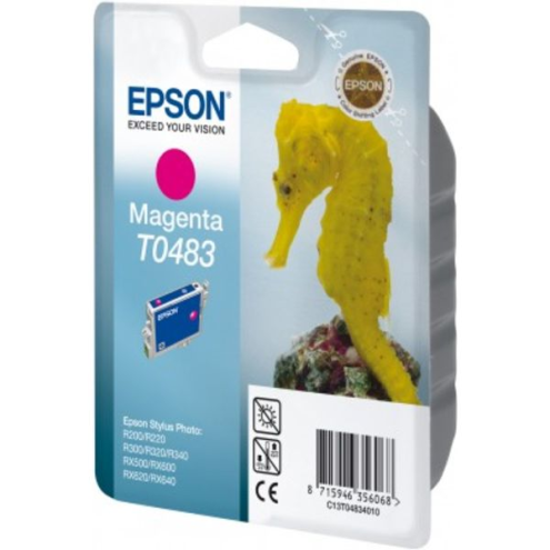 ORIGINAL EPSON T0483 Tintenpatrone magenta 400 Seiten/5%, 13,00 ml (C 13 T 04834010)