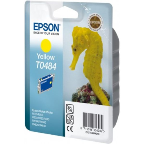 ORIGINAL EPSON T0484 Tintenpatrone gelb 400 Seiten/5%, 13,00 ml (C 13 T 04844010)