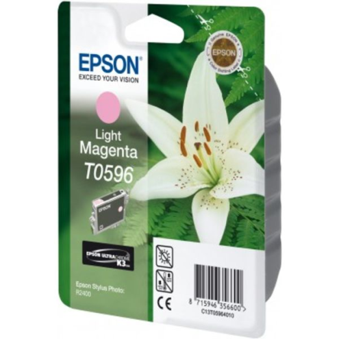 ORIGINAL EPSON T0596 Tintenpatrone magenta hell 520 Seiten, 13,00 ml (C 13 T 05964010)
