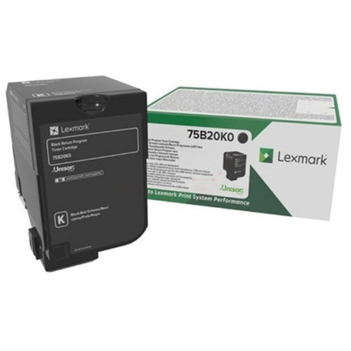 ORIGINAL LEXMARK 75B20K0 Toner-Kit schwarz return program 13.000 Seiten