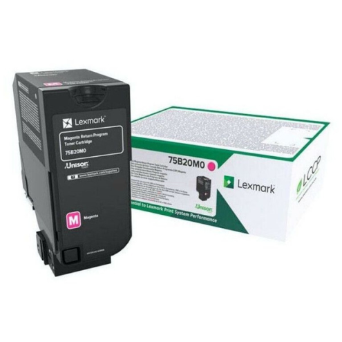 ORIGINAL LEXMARK 75B20M0 Toner-Kit magenta return program 10.000 Seiten