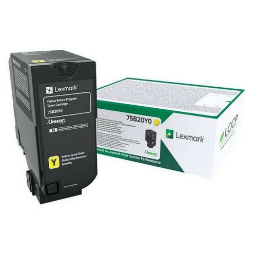 ORIGINAL LEXMARK 75B20Y0 Toner-Kit gelb return program 10.000 Seiten
