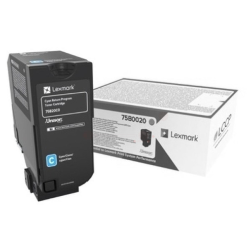 ORIGINAL LEXMARK 75B0020 Toner-Kit cyan 10.000 Seiten