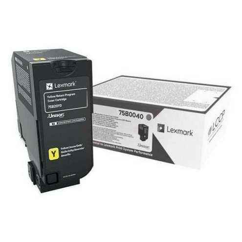 ORIGINAL LEXMARK 75B0040 Toner-Kit gelb 10.000 Seiten