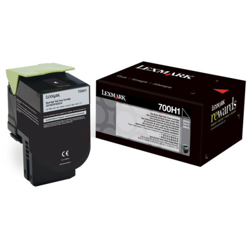 ORIGINAL LEXMARK 700H1 Toner-Kit schwarz 4.000 Seiten (70C0H10)