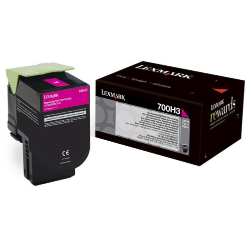 ORIGINAL LEXMARK 700H3 Toner-Kit magenta 3.000 Seiten (70C0H30)